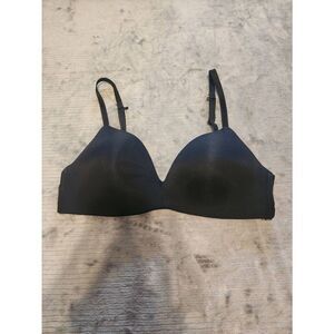 Auden Women's Bra 34B Black The Bliss Padded Wireless Push Up Full Coverage